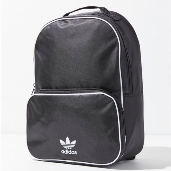 NWT Adidas Original Classic Backpack Black White - Picture 2 of 8